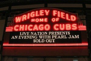 Pearl Jam Concert at Wrigley Interrupted by Lightning and Rain